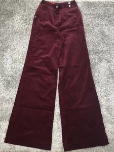 VTG 1970s BIG E MISS LEVIS VELOUR FLARE BLACK GOLD TAB 23 SIZE ARCHIVE RARE - Picture 1 of 15