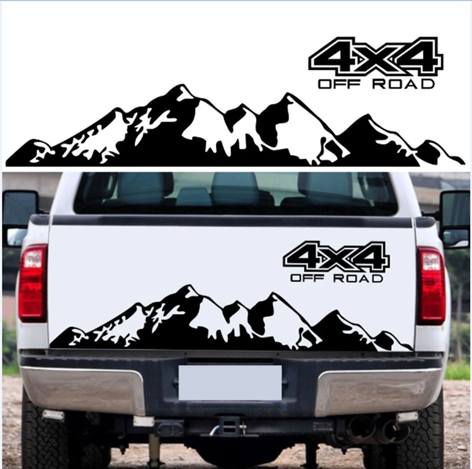 Car Truck Sticker Mountain Range Landscape Graphics Decal Vinyl Auto Accessories - Image 1 of 4