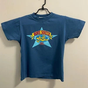 Men's Vintage Blue Gone South Fan Tee 1999 Graphic T-Shirt Retro Style Classic - Picture 1 of 8