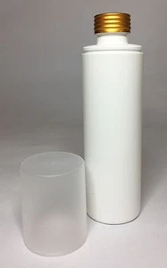 Empty 200ml Over cap Bottles With Gold Grooved Screw On Cap *ANY AMOUNT* - Picture 1 of 2