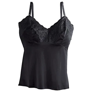 Dixie Belle Silky Antron III Nylon Lace Bust Camisole- Black White- Size 52 - Picture 1 of 4