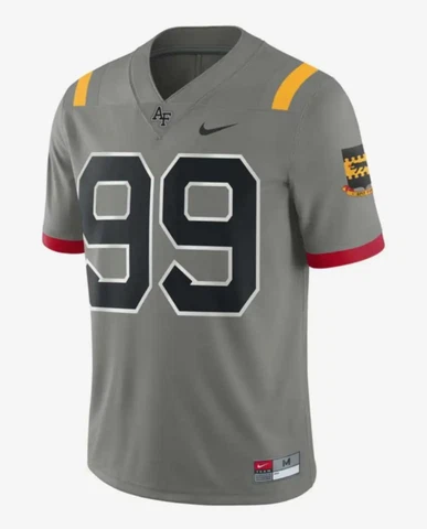 Nike Game Football College Jersey Men's Sz L US Air Force Academy Red Tails #99 Cover