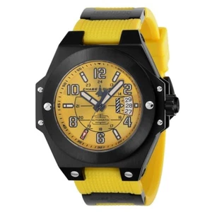 Nuevo Reloj Automático Chase-Durer Conquest Negro y Amarillo CDW-0018 - Imagen 1 de 3