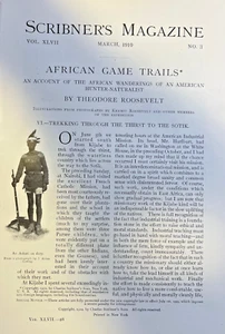 1909 Theodore Roosevelt Big Game Hunting in Africa illustrated - Picture 1 of 7