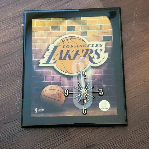 NBA Los Angeles Lakers Wood Wall Clock Cover