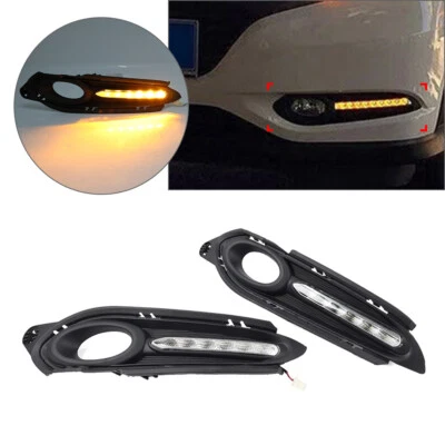 Daytime Running Lights DRL Turn Signal Light For Honda HR-V 2016-2018 - Image 1 of 4