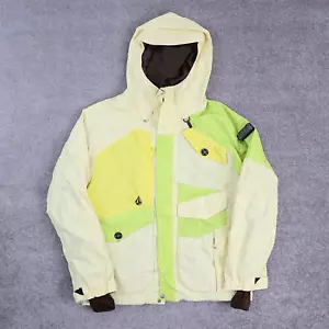 Vintage Volcom Nimbus Medium Multicolor Long Sleeve Zip Hooded Jacket - Picture 1 of 13
