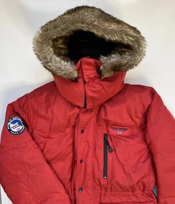 Polo Sport Ralph Lauren Arctic Challenge Down Puffer Fur Hood Parka / Medium - Image 1 of 4