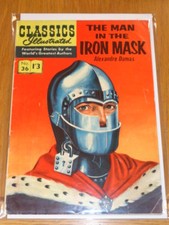 CLASSICS ILLUSTRATED #36 VG (4.0) MAN IN THE IRON MASK HRN 134 BRITISH