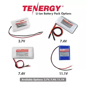 Tenergy 3.7V 7.4V or 10.8V Li-ion Battery Pack Options - Picture 1 of 14