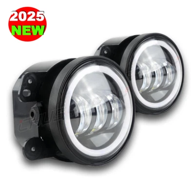 Par de luces antiniebla LED de parachoques de 4 pulgadas aptas para Jeep Liberty 2003 2004 2005 2006 2007 Foto 1 de 4