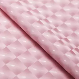 Vinyl 4 way Stretch kaleidoscope spandex Pink hologram Soft Clothing fabric - Picture 1 of 1