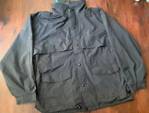 Giacca nera con cappuccio Tri-Mountain Challenger modello 9600 alta 4XL NUOVA - Foto 1 di 8