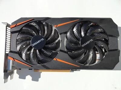 Gigabyte GeForce GTX 1060 6GB GAMING VIDEO Graphics Card GV-N1060WF2OC-6GD HDMI - Image 1 of 4