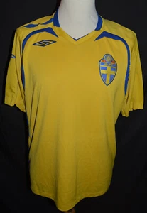 Maglia Svezia/Sverige, Taglia M, Stagione 2007-2009, Giallo, di UMBRO - Foto 1 di 1