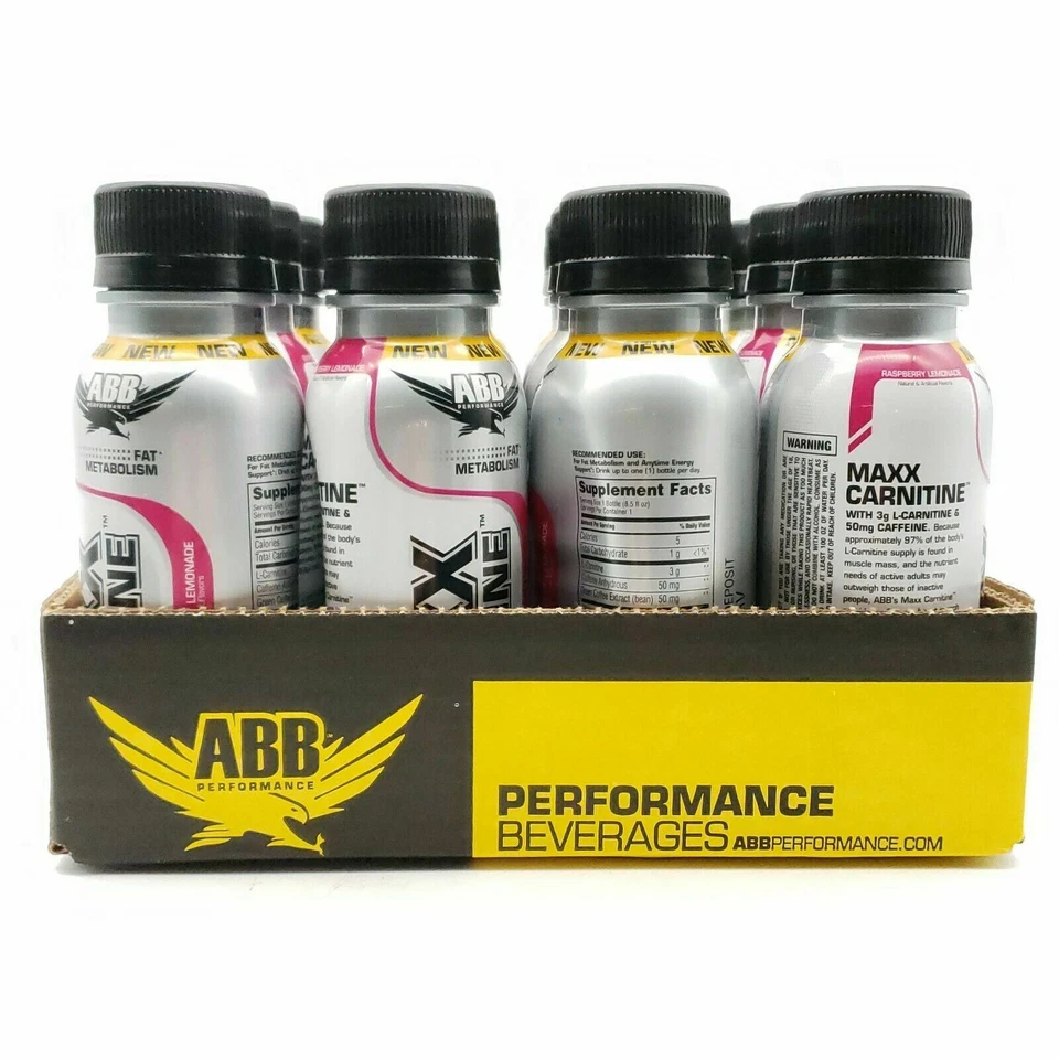 ABB MAXX Carnitine Raspberry Lemonade - 12 pack - Image 1 of 2