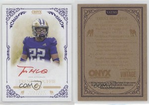 2022 Onyx Vintage Red Signatures /25 Trent McDuffie #VATM1 Rookie Auto RC