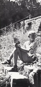 1959 Vintage French Boy Reading Comic Book By SIMONET Photo Gravure Art 11x14 - Picture 1 of 1