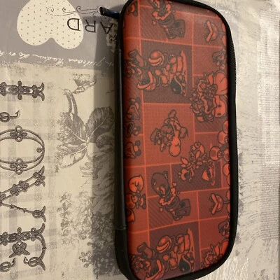 Super Mario Nintendo Switch Stealth Case Red Black Cover by PowerA OFFICIAL - Image 1 of 3