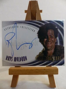 Tarjeta autógrafa Farscape Through the Wormhole A40 Rhys Muldoon como Staanz - Imagen 1 de 3