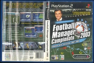 FOOTBALL MANAGER CAMPIONATO 2003 PLAYSTATION 2 PS2 COMPLETO OTTIMO USATO PAL ITA - Foto 1 di 1