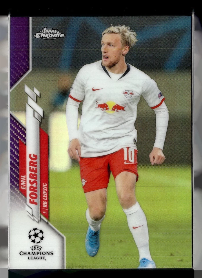 2019-20 TOPPS CHROME CL PURPLE /250 EMIL FORSBERG RP LEIPZIG - Image 1 of 1