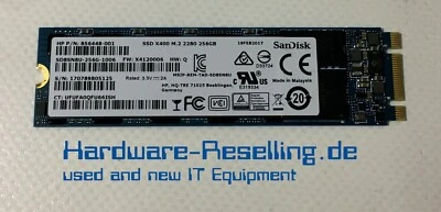 HP 256GB SSD 6G M.2 2280 Pcie Nvme SD8SN8U-256G-1006 856448-001 823956-001 - Immagine 1 di 2