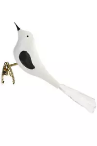 Inge Glass Pájaro Gráfico, Pájaro con Clip 10195S018 Alemán NUEVO con Caja de Regalo GRATUITA - Imagen 1 de 2