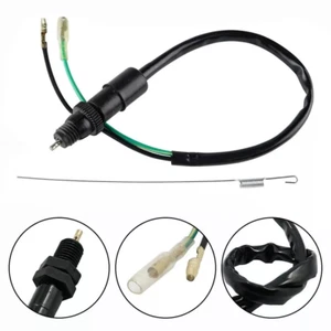 Interruptor de luz de freno de pie trasero para motocicleta ATV resorte de 2 pines piezas de ajuste universal - Imagen 1 de 16