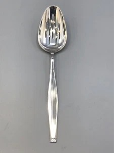 Classique by Gorham Sterling Silver Pierced Serving Spoon 8 5/8" - Picture 1 of 4