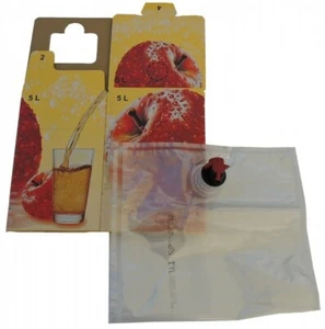 10x 5L Bag in Box Beutel + Karton Apfel als Set (2,68€/1Stk) - Picture 1 of 2