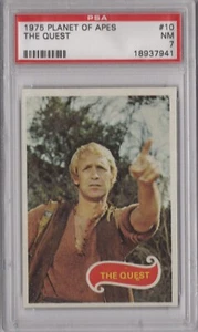 The Quest 1975 Topps Planet of the Apes PSA 7 NM Graded Card #10 - Picture 1 of 1