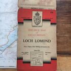 Vintage 1956 Ordnance Survey Map Of Loch Lomond # 53 