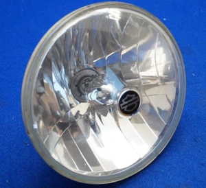 Barra halógena y escudo faros originales Harley Touring Softail FXRD 7" 1982-2013 - Imagen 1 de 8