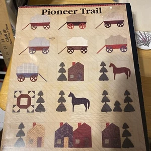 Pioneer Trail Quilt Pattern By Jill Kemp (1993) Bears Paw Designs - Picture 1 of 2