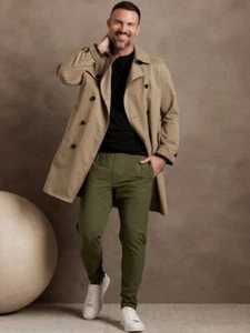 Banana Republic Men's Motion Tech Jogger Olive Green (Size L, XL, XXL) NWT - Picture 1 of 13