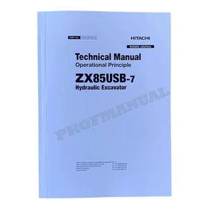 HITACHI ZX85USB-7 Excavator Operational Principle Technical Manual TODEU60-EN-00 - Picture 1 of 5