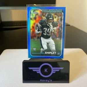 2024 Topps Chrome - Rookies Will Shipley #252 Blue Refractor /150 (RC) - Bild 1 von 2