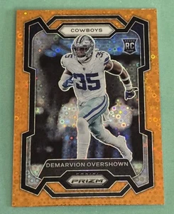 2023 Panini Prizm DEMARVION OVERSHOWN Rookie Orange Disco Prizm #323 Cowboys RC - Bild 1 von 2