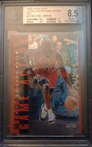 1998 UD Living Legend Game Action Red #4 Michael Jordan Bulls /2300 - BGS 8.5 - Bild 1 von 2