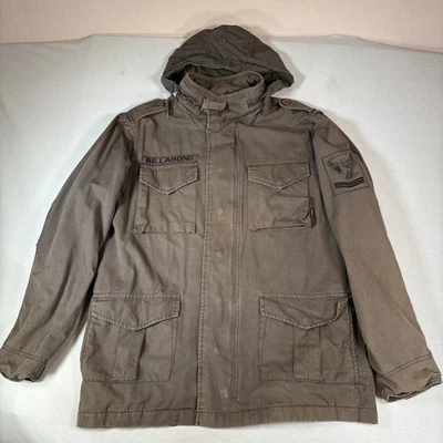 Chaqueta Militar Billabong De Colección Para Hombre Grande Verde Ejército RipStop Táctica Rara Foto 1 de 4