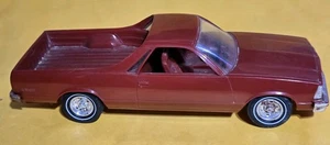 Vintage 1980 Chevy El Camino Händler Promo Auto rot Chevrolet ohne Box - Bild 1 von 6