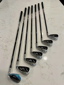 Used RH TaylorMade M4 Iron Set Fubuki TM6 Regular Flex Graphite Shafts - Picture 1 of 8