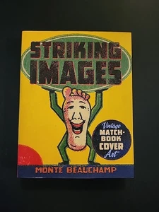 STRIKING IMAGE Vintage MATCH-BOOK COVER Art by Monte Beauchamp - Bild 1 von 3