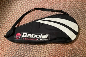 Schwarz weiße Babolat TeamLine Schläger Tragetasche mit Gurt - nie benutzt - Bild 1 von 1