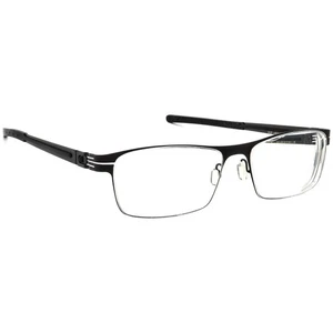 Prodesign Denmark Eyeglasses 6127 c.6031 Black Half Rim Metal Frame 52[]17 135 - Picture 1 of 6