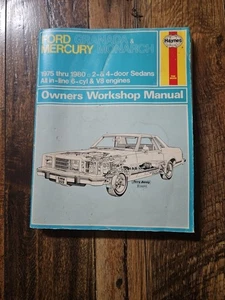 Haynes Ford Granada Mercury Monarch 1975-1980 Automotive Repair Manual B2 - Picture 1 of 1
