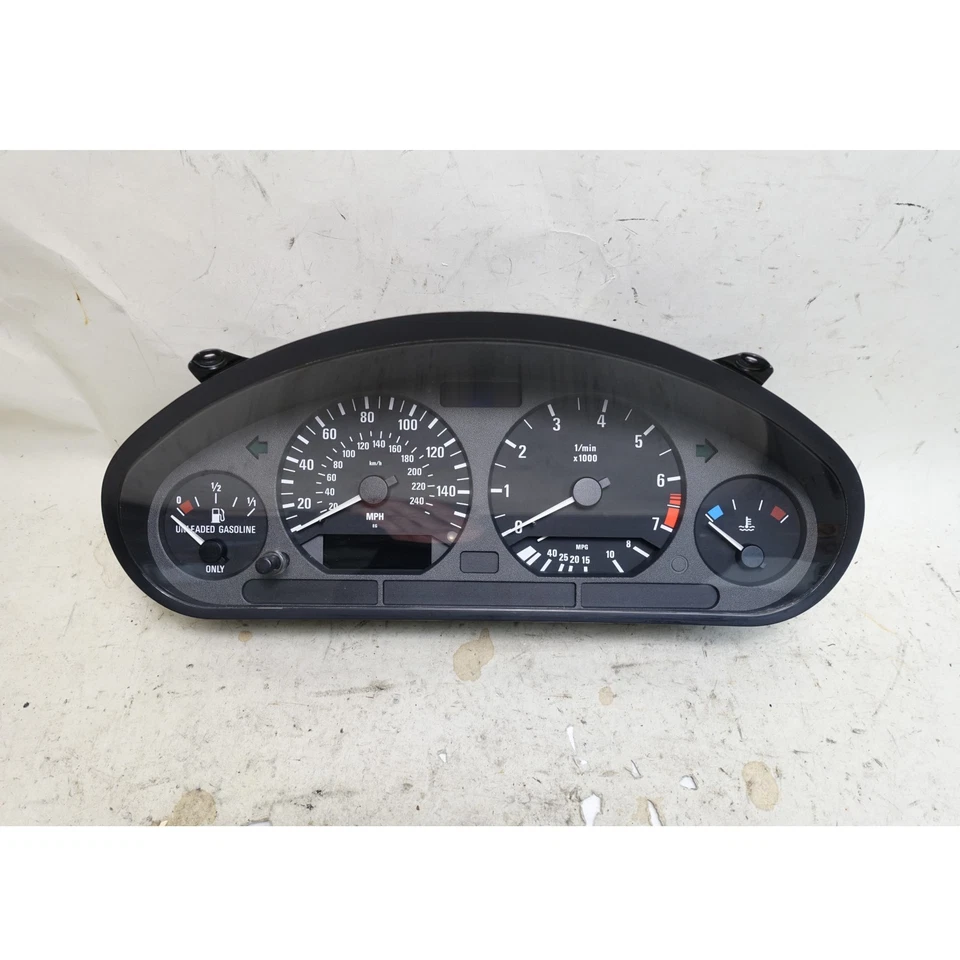 Cuadro de instrumentos velocímetro velocímetro MPH OEM BMW SERIE 3 E36 1997-1999 Foto 1 de 4