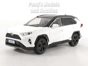 Toyota RAV4 2019 Rav4 híbrido escala 1/24 modelo diecast de MiJo - blanco - Imagen 1 de 10