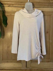 Neu mit Etikett White House Black Market Wasserfallausschnitt Pullover | rosa mit Schleife | Damengröße XS - Bild 1 von 10